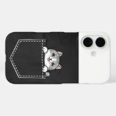 かわいい猫インポケットデザインfor猫好き電話 Case-Mate iPhoneケース (裏面 (横))