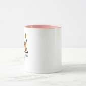 かわいい猫カップルおもしろいでバレンタイン マグカップ (中央)