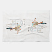 かわいい猫カフェキッチンハンドタオル キッチンタオル (横)