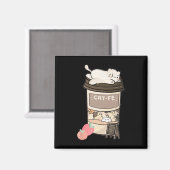 かわいい猫カフェ マグネット (正面/裏面)