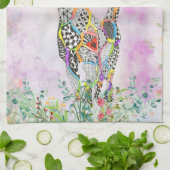 かわいい猫カラフルのキッチンタオル キッチンタオル (折り畳み)