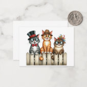 かわいい猫カード ノートカード (正面/裏面インサイチュ)