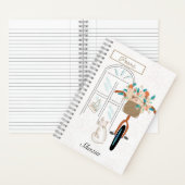 かわいい猫ガールズカスタム詩 ノートブック (内側)