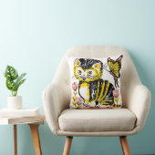 かわいい猫キッズ装飾用クッション-おもしろいと居心地の良さ クッション (椅子)
