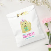 かわいい猫キッズ誕生日パーティー フェイバーバッグ (封をした状態)