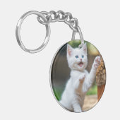 かわいい猫キーチェーン キーホルダー (正面左)