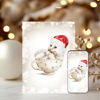 かわいい猫クリスマスカード3 シーズンカード