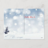 かわいい猫クリスマスギフト休日はがき シーズンポストカード (裏面)