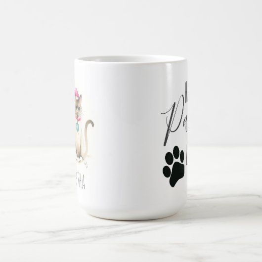 かわいい猫クリスマスコーヒーマグ コーヒーマグカップ (中央)