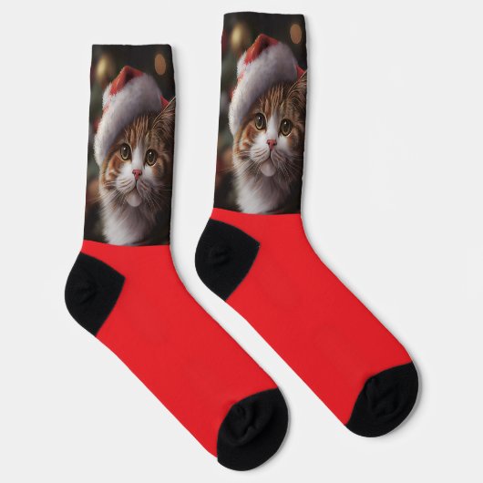 かわいい猫クリスマスソックス ソックス (右)