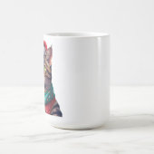 かわいい猫クリスマスマグカップ コーヒーマグカップ (中央)