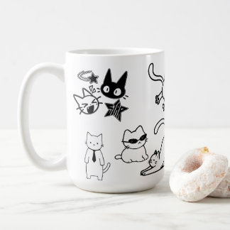 かわいい猫コレクション - 愛らしいネコの友達 コーヒーマグカップ
