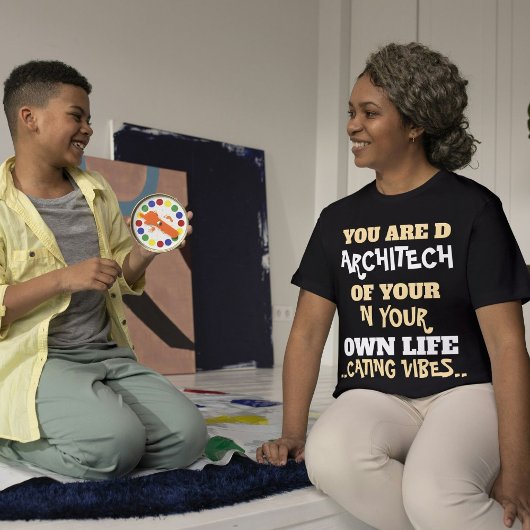 かわいい猫シンプルのスタイリッシュ引用文パーソナライズされたブラック Tシャツ