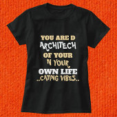 かわいい猫シンプルのスタイリッシュ引用文パーソナライズされたブラック Tシャツ