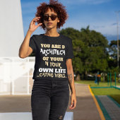 かわいい猫シンプルのスタイリッシュ引用文パーソナライズされたブラック Tシャツ