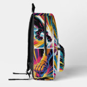 かわいい猫スクールバックパック – スチュードにぴったりのギフト プリントバックパック (左)