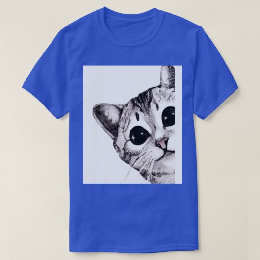 かわいい猫スケッチ1 Tシャツ (デザイン正面)