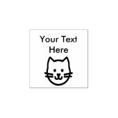 かわいい猫スタンプ ラバースタンプ (インプリント)