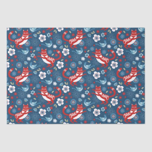 かわいい猫ティッシュペーパー 薄葉紙 (正面)