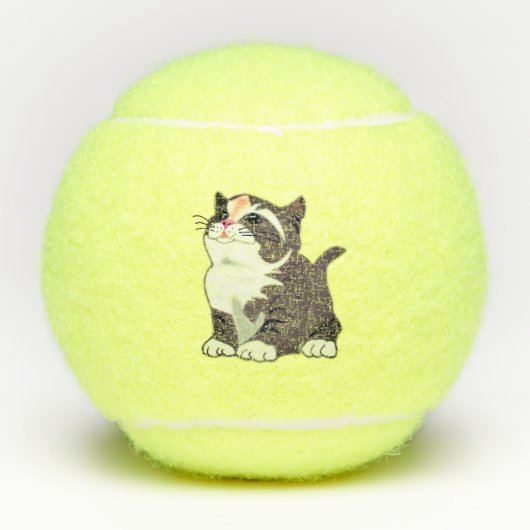 かわいい猫テニスボール テニスボール (正面)