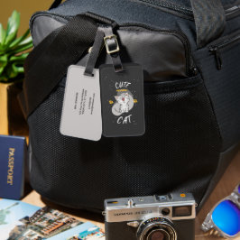 かわいい猫デザイン ラゲッジタグ