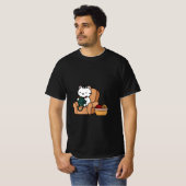 かわいい猫デザイン | 猫好きのデザイン Tシャツ (正面フル)