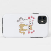 かわいい猫デザイン Case-Mate iPhoneケース (裏面(横))