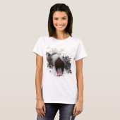 かわいい猫デザイン Tシャツ (正面フル)