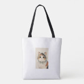 かわいい猫トートバッグ トートバッグ (裏面)