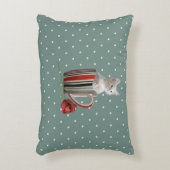 かわいい猫ネコちゃんペット好きな人への贈り物 アクセントクッション (正面(垂直))