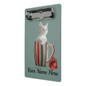かわいい猫ネコちゃんペット好きな人への贈り物 ミニクリップボード (アングル2)
