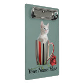 かわいい猫ネコちゃんペット好きな人への贈り物 ミニクリップボード (アングル)