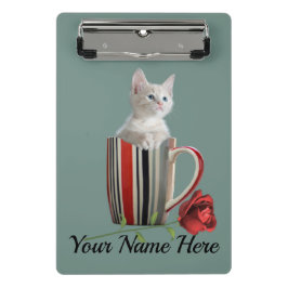 かわいい猫ネコちゃんペット好きな人への贈り物 ミニクリップボード