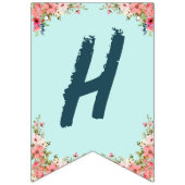 かわいい猫ネコちゃん誕生パーティー バンティングフラッグ (第1の旗)