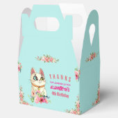 かわいい猫ネコちゃん誕生パーティー フェイバーボックス (オープン)