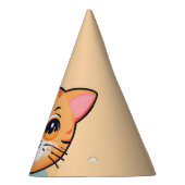 かわいい猫ネコ動物の誕生会 パーティーハット (右)