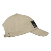 かわいい猫ネコ猫レディ刺繍入りキャップ 刺繍入りキャップ (右)