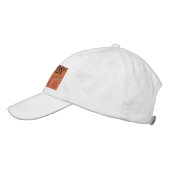 かわいい猫ネコ猫レディ刺繍入りキャップ 刺繍入りキャップ (左)