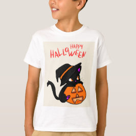 かわいい猫ハロウィーンおもしろい – 無限のお祝い! Tシャツ