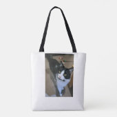 かわいい猫バッグ トートバッグ (裏面)