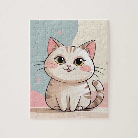 かわいい猫パズル ジグソーパズル (縦)