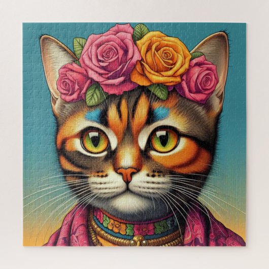 かわいい猫パズル! ジグソーパズル (縦)