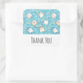 かわいい猫パタお洒落ーン スクエアシール (バッグ)