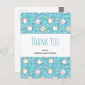 かわいい猫パタお洒落ーン ポストカード (正面/裏面)