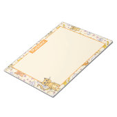 かわいい猫パターンの名前を追加 ノートパッド (アングル)