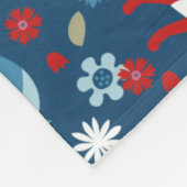 かわいい猫パターンフリースブランケット フリースブランケット (角)