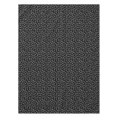 かわいい猫パターン白黒 テーブルクロス (正面)