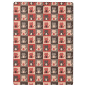 かわいい猫パターン クリップボード (裏面)