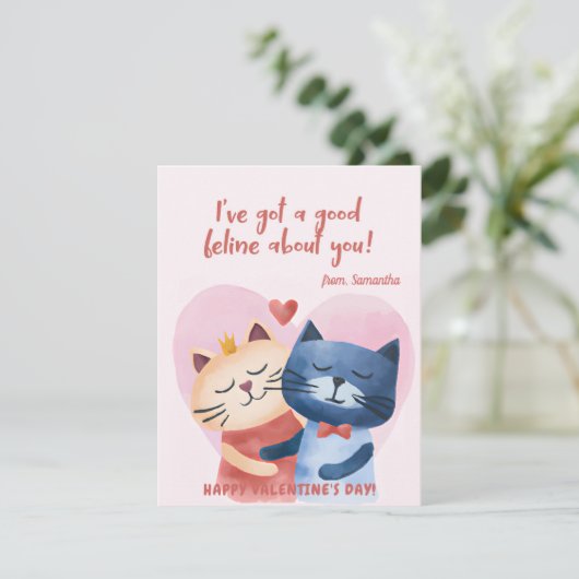 かわいい猫パニーおもしろいキッズ シーズンカード (スタンド正面)