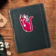 かわいい猫パパおもしろいユーモア赤と白魚の漫画